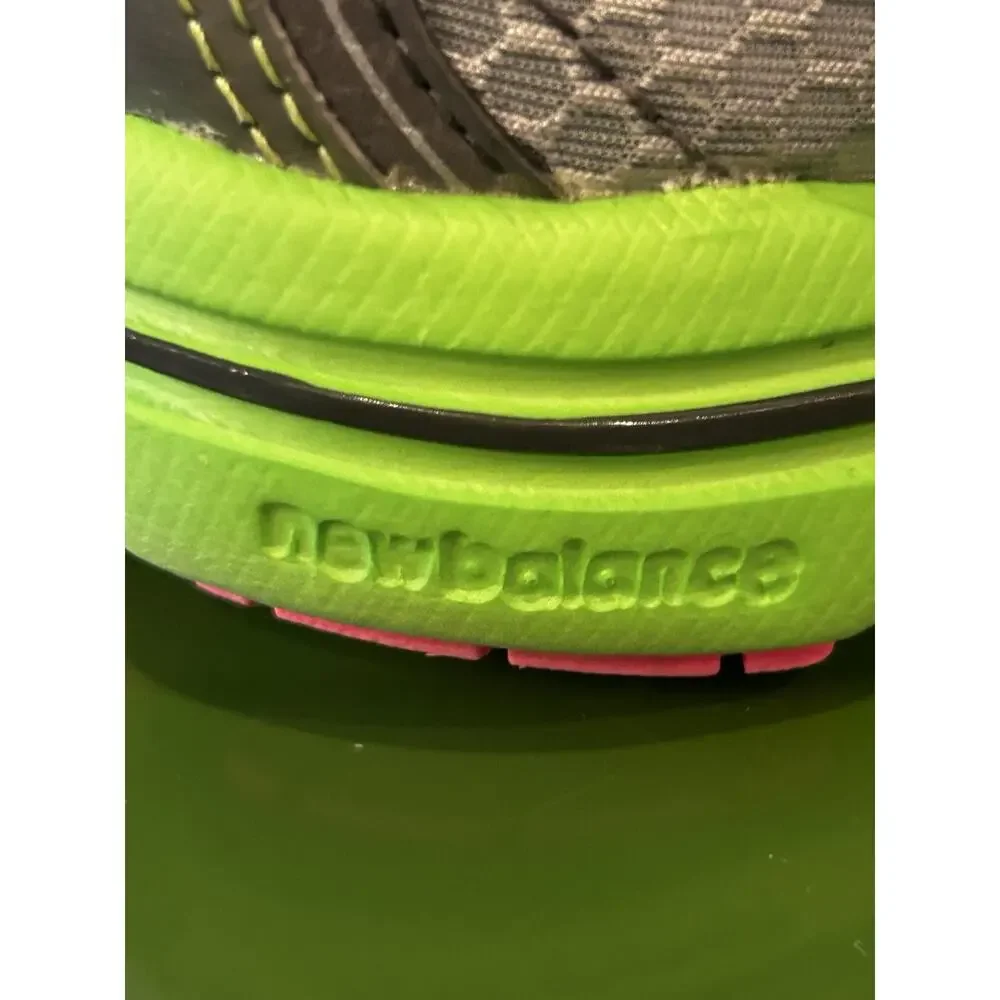 New Balance 590 V2 Running Shoes - Silver/Lime/Pink - Women’s 11